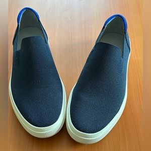 Rothy blue slip ons. Never worn.